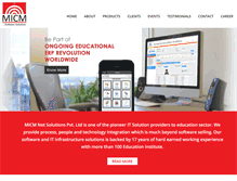 Tablet Screenshot of micmindia.com